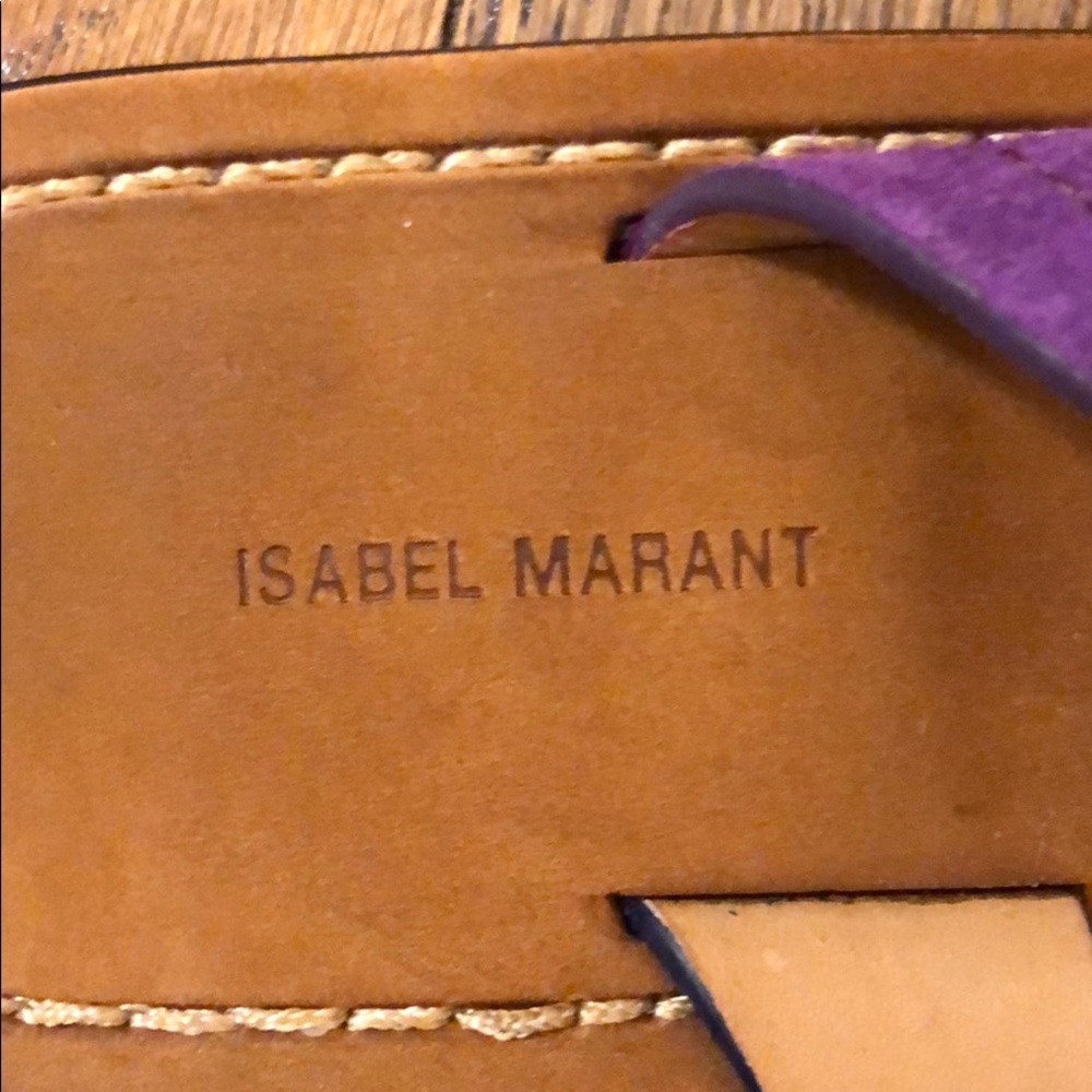 Isabel Marant NEW Jeony Sandals purple/black 36 - Picture 6 of 8